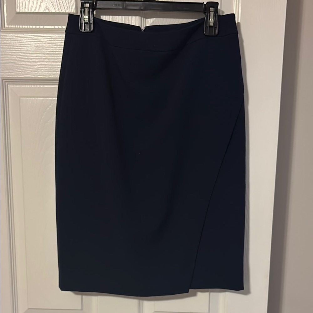 Daniel Cremieux Blue Knee-Length Pencil Skirt